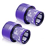 ARyee 2 filtros de aspiradora compatibles con aspiradora Dyson Cyclone V10 Absolute, V10 Animal, V10 Motorhead, V10 Total Clean, SV12 Animal Pro